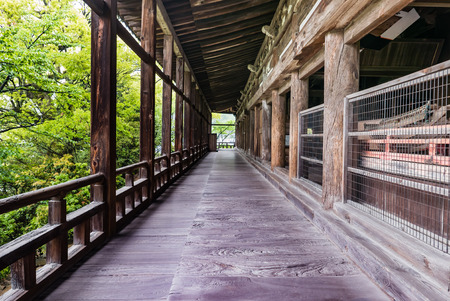 Terrace of Senjokaku (Toyokuni Shrine) on Miyajima Island.  Miyajima island is a famous island shrine-town is a UNESCO World Heritage Site and a major tourism destination.のeditorial素材