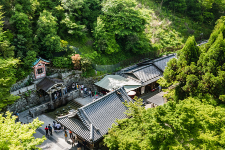 Kyoto, Japan - May 8, 2016: Tourist visiting Kiyomizu-dera Temple in Kyoto, Japan in the morning.のeditorial素材