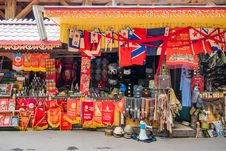 Moscow, Russia - June 10, 2018: The market at Izmailovsky Kremlin, Moscow., Russiaのeditorial素材