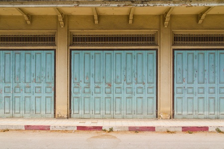 Old Wooden Doorsの写真素材