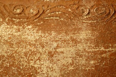 Old soil wallの写真素材