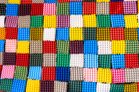 Colorful art wallの写真素材