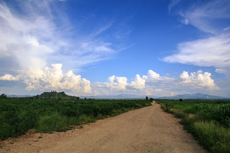 Country Roadの写真素材