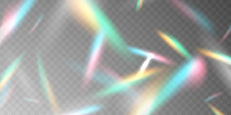 transparent confetti background colorful and beautiful Elegant sparkling light effect, vector illustrationのイラスト素材