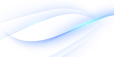 Modern blue wave background design, vector illustrationのイラスト素材