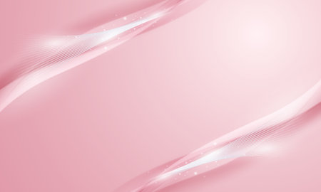 pink background design With luxurious effect elements Vector illustrationのイラスト素材