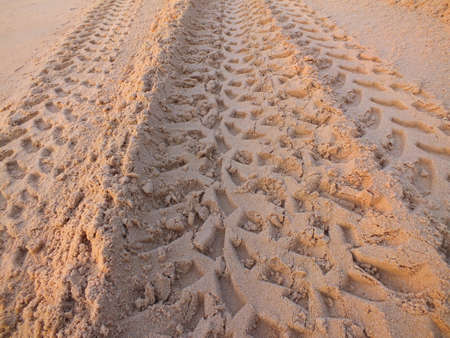 Wheel trackの写真素材