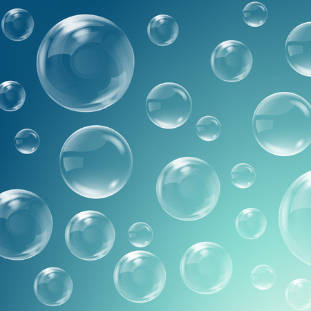 Bubbles backgroundのイラスト素材