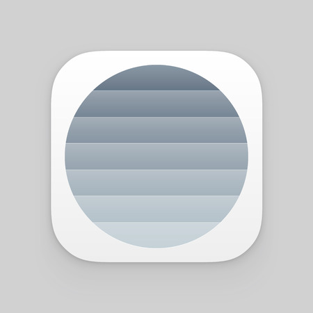 Colorful app icon. Vector templateのイラスト素材