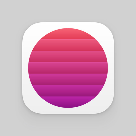 Colorful app icon. Vector templateのイラスト素材