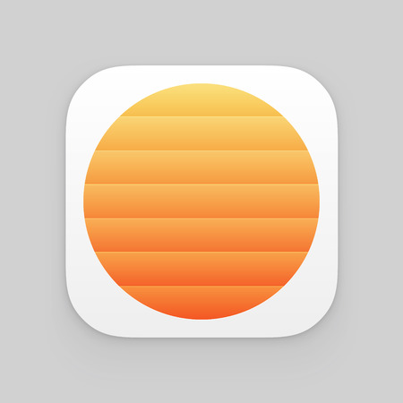 Colorful app icon. Vector templateのイラスト素材