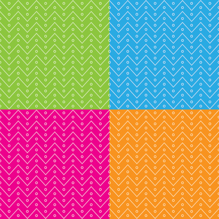 Zig zag seamless pattern. Vector backgroundのイラスト素材