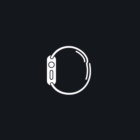 Digital watch icons vector illustration. Flat design styleのイラスト素材