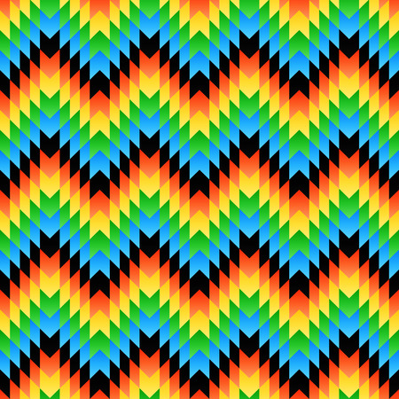 Aztec seamless pattern. Vector illustrationのイラスト素材