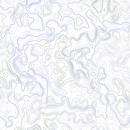 Topographic map background. Vector illustrationのイラスト素材