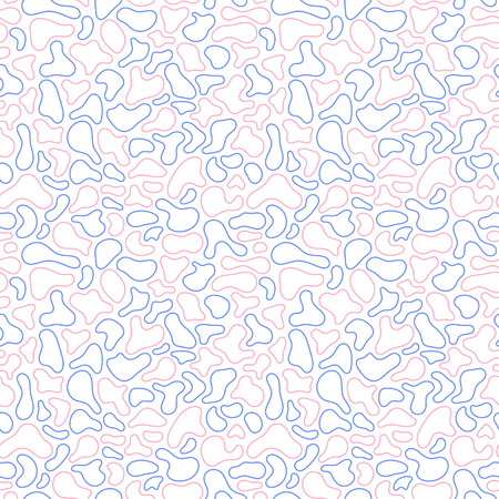 Fluid, liquid flow shapes pattern. Geometric Seamless pattern. Abstract vector illustration with geometric elements, shapes.のイラスト素材