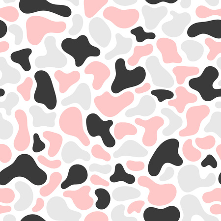 Fluid, liquid flow shapes pattern. Geometric Seamless pattern. Abstract vector illustration with geometric elements, shapes.のイラスト素材