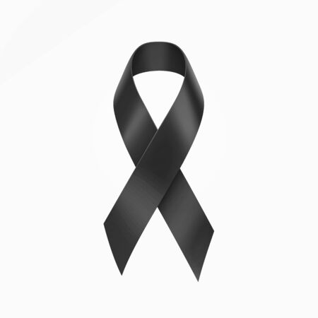 Black Ribbon. Vector Band illustrationのイラスト素材