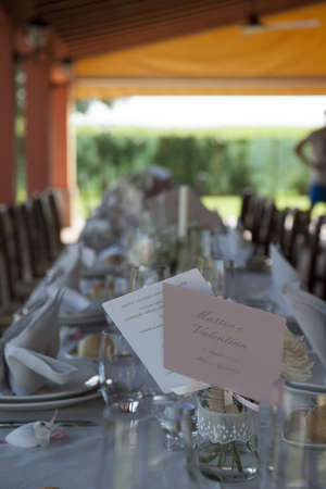 Wedding event held in the hills of the Province of Modenaの写真素材