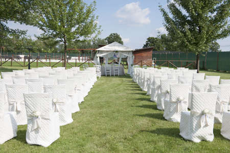 Wedding event held in the hills of the Province of Modenaの写真素材