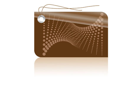 Shopping tag textured. Vector illustrationのイラスト素材