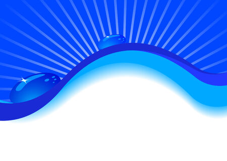 Card with waterdrops. Vector illustrationのイラスト素材