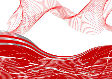 Banner template red concept. のイラスト素材