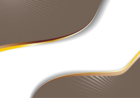 Cappuccino advertisement with golden lines.のイラスト素材