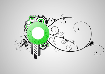 Abstract design pattern with circleのイラスト素材