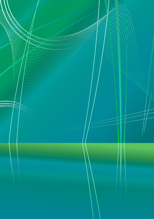 Abstract green colored background. Vector illustrationのイラスト素材