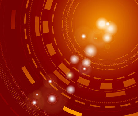 Technological background with sparkles. illustrationのイラスト素材