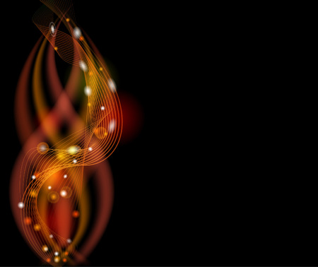 Abstract night lights. のイラスト素材
