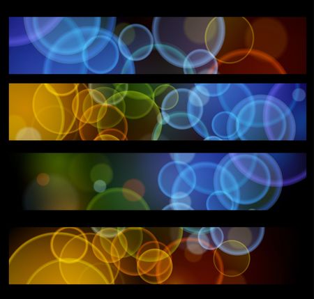 Collection of headers for web. のイラスト素材