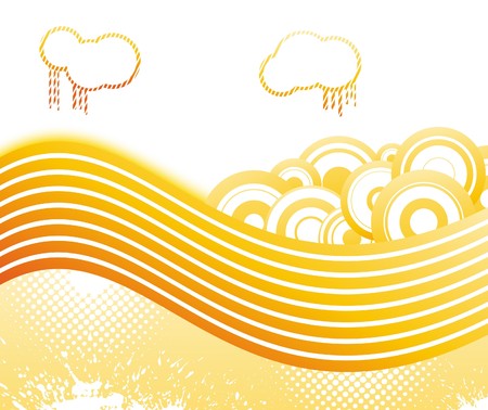 Summer retro disco banner. illustrationのイラスト素材