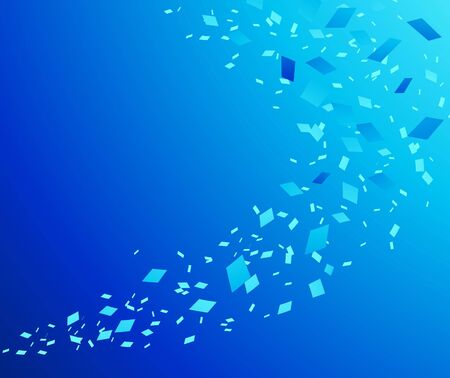 Digital wind concept - abstraction.  illustrationのイラスト素材