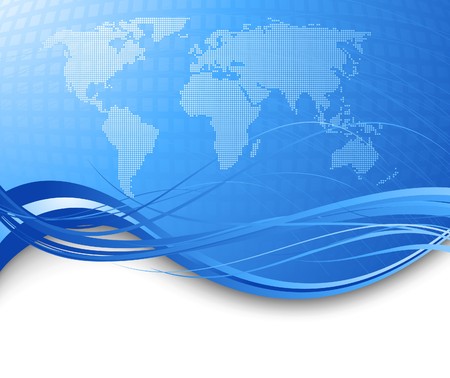 Worldwide business concept.  illustrationのイラスト素材