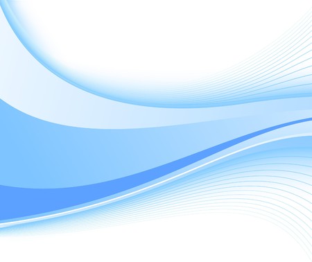 Blue fresh power wave. のイラスト素材