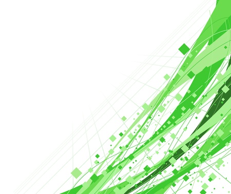 Abstract green geometry background. illustrationのイラスト素材
