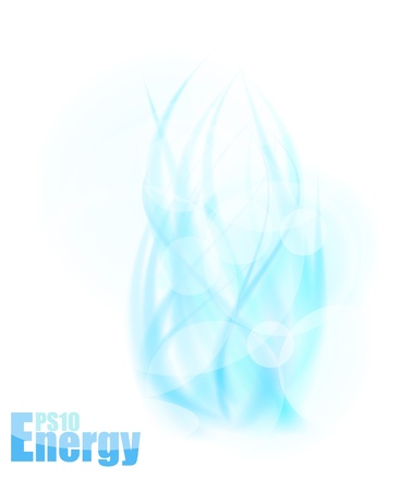 Blue energy concept template. illustrationのイラスト素材