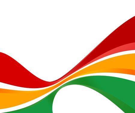 Fresh threedimensional wave pattern. Vector illustrationのイラスト素材