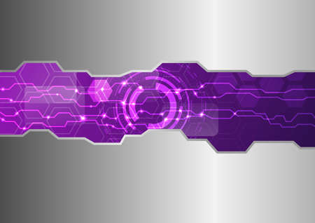 Futuristic concept - template. Vector illustrationのイラスト素材