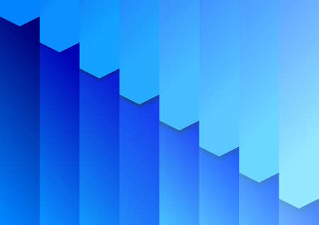 Folder background template in blue illustrationのイラスト素材