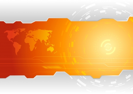 Hi-tech wallpaper template  illustrationのイラスト素材