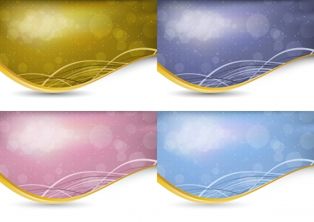 Abstract background with transparency - collection  Vector illustrationのイラスト素材