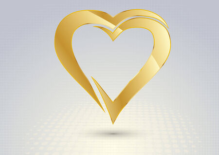 Valentine hearts for your design  Vector illustrationのイラスト素材