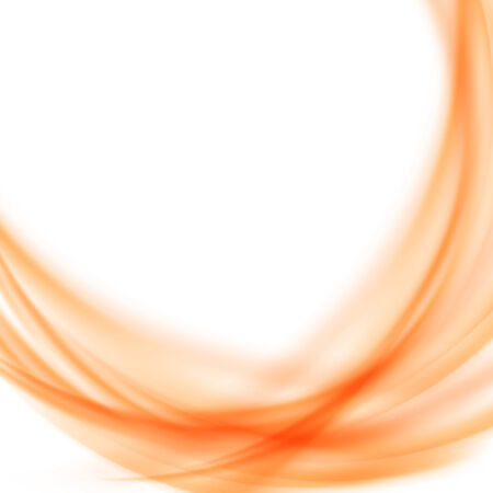 Satin abstract orange smooth background. Vector illustrationのイラスト素材