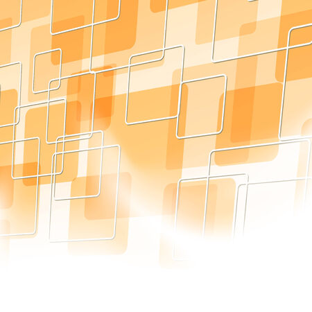 Abstract orange tile particle background. Vector illustrationのイラスト素材