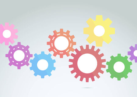 Engineering graphic concept - technology. のイラスト素材