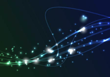 Transparent swoosh bright spark wave. のイラスト素材