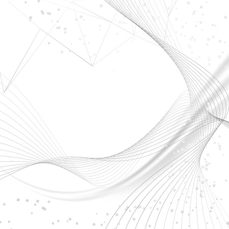 Digital abstraction particle background. Vector illustrationのイラスト素材